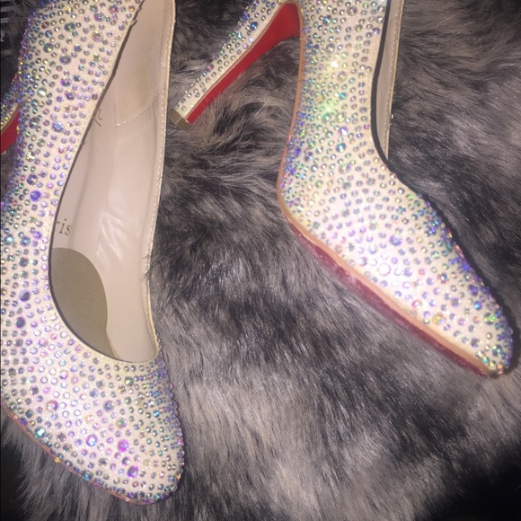 Beautiful wedding classy bling pumps - Picture 4 of 11